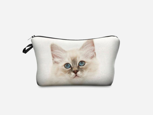 trousse maquillage chaton